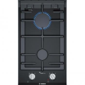 Bosch Serie 8 PRB3A6B70 Placa de Gas Modular 2 Zonas 30cm Color Negro Integrado Encimera Cristalgas