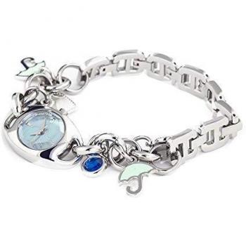 Chronotech Women's Quartz Analog Watch CT7010L-01M (23 mm) Blue Stainless Steel Bracelet