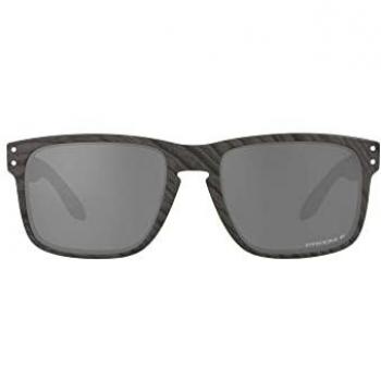 Oakley Holbrook Woodgrain Prizm Black Polarized Sunglasses