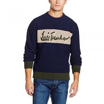 Luis Trenker Wasim, Suéter Para Hombre, Blau