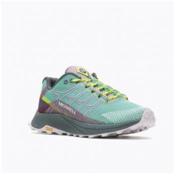 Zapatillas de senderismo Merrell Moab Flight verde lila mujer - Talla 40.5