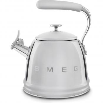 Hervidor Silbante Smeg WKF01SS Acero Inoxidable 2.3L Retro 50's