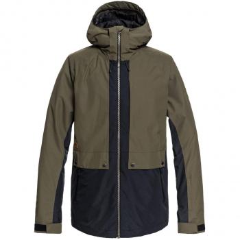 Quiksilver - Chaqueta Parka para Nieve - Hombre - XS - Marrón