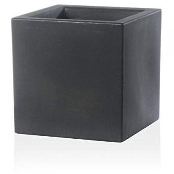Maceta cuadrada Schio Cubo capuchino 58x58 cm h 58 reciclable Made in Italy