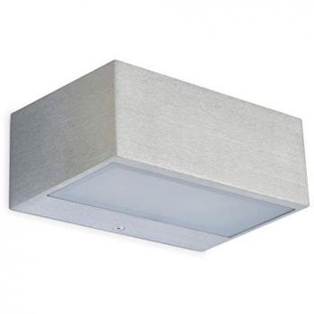 Aplique de Pared IONA Novolux, R7s 60W, Up&Down, Aluminio Gris, IP44, Uso Interior