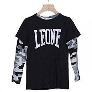 Leone - Camiseta niño básica para niños - Negro