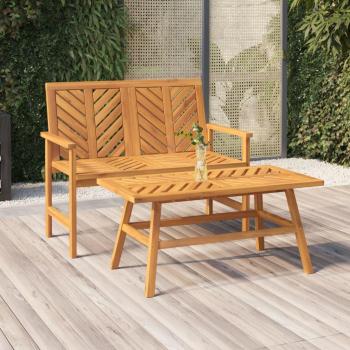 vidaXL 42.9 Acacia Solid Wood Garden Bench