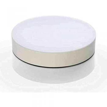 Lindby Lámpara LED de techo exterior Lahja, IP65, blanca, moderna, hecha de plástico, 1 llama, ideal para jardín, terraza y balcón