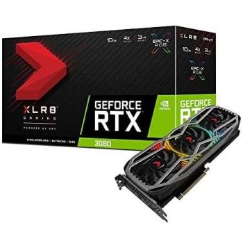 PNY GeForce RTX 3080 XLR8 Gaming REVEL EPIC-X RGB Triple Fan LHR 10GB GDDR6X Graphics Card