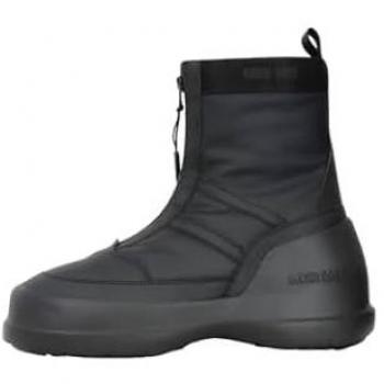 Moon Boot Luna Zip Ankle Boots Unisex Black Size 10 US