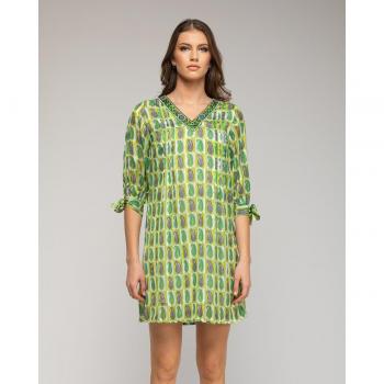 Vestido Corto Túnica Estampado NIZA - Diseño Llamativo