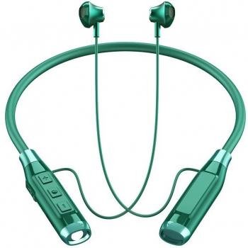 Auriculares inalámbricos con linterna, bluetooth 5.2, banda para el cuello, tarjeta TF, para Apple, Xiaomi y Huawei