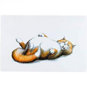 Salvamanteles para gatos TRIXIE Gato gordo 44x28 cm