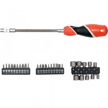 YATO YT-25972 - destornillador flexible con los bits puestos 31pcs
