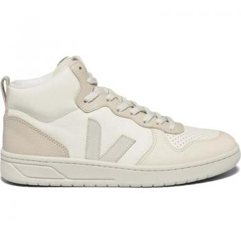 Veja V-15 Women's Sustainable Leather Sneakers - Cashew/Pierre/Multicolor