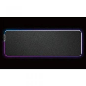 Alfombrilla Gaming, Alfombrilla Ratón RGB con Base Goma Antideslizante y Superficie Resistente Agua - Modo de luz Memoria Automática, Alfombrilla Ratón para Teclado Gaming / Ordenador / PC - XXL