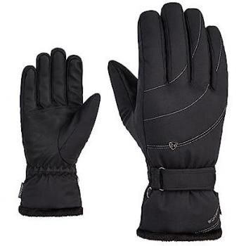 Guantes Ziener Kahli Primaloft - Negro - Guantes de Nieve Talla 6.5