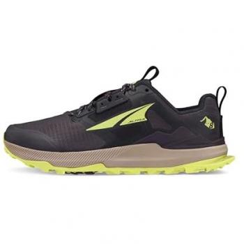 Zapatillas de Trail Running Altra Lone Peak 8 para Mujer, Color Negro y Amarillo Neón, Talla 39 EU; Zapatillas de Trail Running Altra Lone Peak 8 para Hombre, Color Dark Purple, Talla