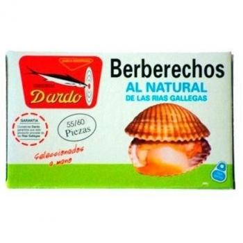 Berberechos al natural de Rias Gallegas OL-120, 55/60u. Dardo. 50un.