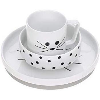 Vajilla de porcelana para niños Little Chums Gato