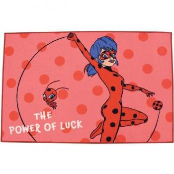 Alfombra Infantil Fun House Miraculous - Diseño Ladybug - Medidas 80 x 120 cm - Peso 870 g