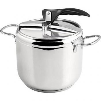 Cocotte a Presión Inoxidable 7L con Fondo Triple para Inducción - 35 x 22 x 27 cm
