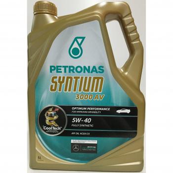 PETRONAS PET5405 ACEITE DE MOTOR SYNTIUM 3000 AV 5 Litros, Multicolor, 5W40 5L