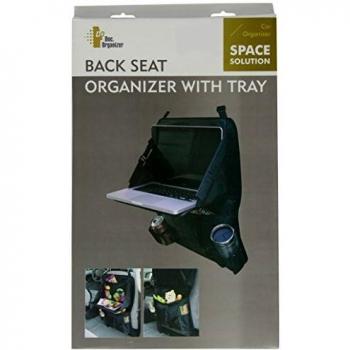 Organizador de Asiento de Coche AutoStyle con Mesa, Bolsa de Almacenamiento y Porta Vasos C 404224