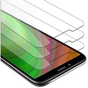 Papel Protector de Pantalla 3x para Xiaomi RedMi 7A - Vidrio Templado Cristal Antibalas con Dureza 9H y Compatibilidad 3D