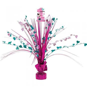 Amscan International Adornos, Color Minnie Fun to be One Centrepiece Spray, Talla única