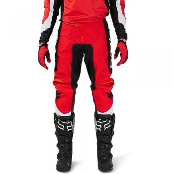 Pantalones de motocross Fox 180 Nitro Rojo Fluo, características: diseño rojo fluorescente, talla 26