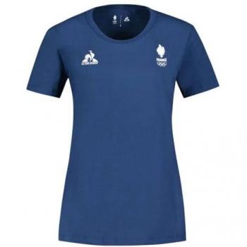 Women's Paris 2024 Olympics Team France T-shirt N°3 - Navy