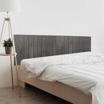 Cabecero de Madera Reciclada DM Estilo Palet Horizontal 160cm Acabado Mármol con Herrajes Incluidos