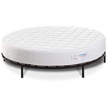 Pack Colchón Redondo ROMA de DREAMEA PLAY + somier - 220x220 cm