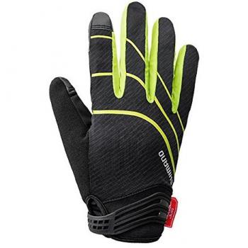 Guantes Shimano Windstopper Térmicos Negro-Amarillo 2017