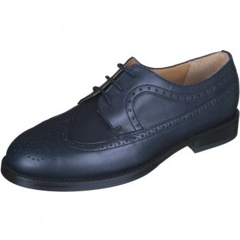 Gallucci - Zapatos de cordones de Piel para niño, color Azul, talla 38 EU
