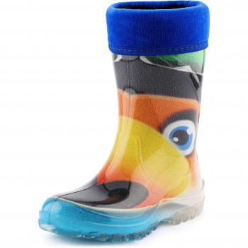 Ladeheid PVC Botas de Goma Zapatos de Seguridad Calzado Unisexo Niños KL003
