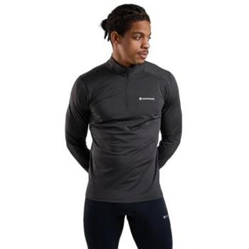 Montane Men's Dart XT Thermal Long Sleeve Zip Neck Sweatshirt - Extra Large - Midnight Grey