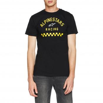 Alpinestar Front tee Camiseta, Hombre, Negro, L