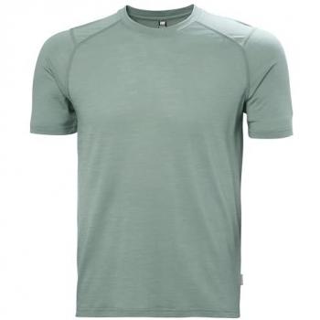 Helly Hansen Men's Durawool Long Sleeve Thermal Crew Shirt Green
