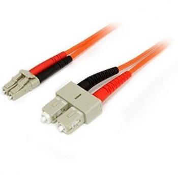 StarTech.com 50/125 2m LC SC Fiber Duplex Patch Cable