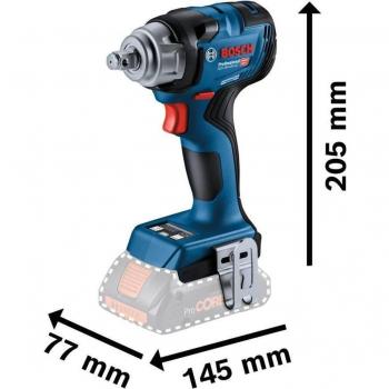 Llave de impacto Bosch GDS 18V-330 HC PROFESSIONAL 1/2 2800 RPM 560 Nm Sin batería ni cargador - L-Box - Negro, Azul, Rojo
