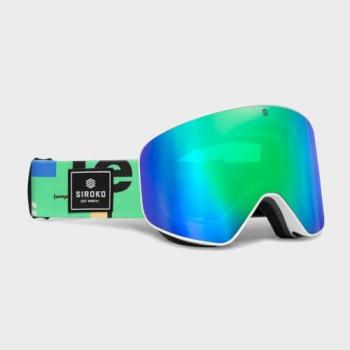 Gafas de Esquí Siroko GX Cypress Verdes Azules Unisex CAT2