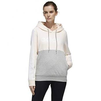 adidas W E CB FL OH HD Hooded Sweat, Women, Pnktin/White, M