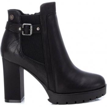 Botines Refresh 170443 para Mujer, Color Negro con Cierre de Cremallera y Tacón de 10cm