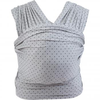 Ergobaby Fular Portabebes Elastico Recién Nacidos hasta 11kg, Aura Wrap Gris