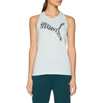 PUMA Twist It Logo Tank Camiseta De Tirantes, Mujer, Azul