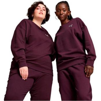 Sudadera casual Puma Better Essentials Crew para mujer, color lila, estilo moderno y confortable