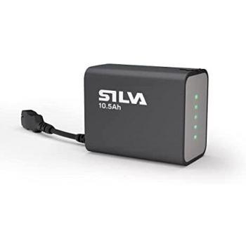 Batería Silva para Linterna Frontal 10.5 Ah, recargable, compatible con modelos Silva, capacidad de 10.500 mAh, tecnología de litio, duración prolongada, ligera y compacta