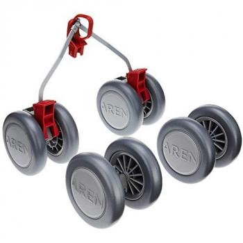 Ruedas Delanteras y Traseras para Sillas de Paseo Maclaren Volo/Globetrotter/Triumph, Color Plata